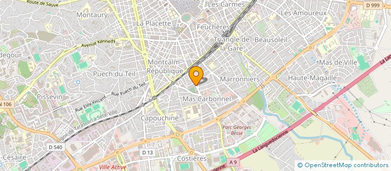 localisation de l'entreprise MONSIEUR VICTOR PARSEKIAN  NIMES