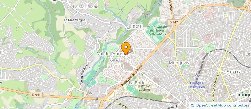 localisation de l'entreprise MONSIEUR VICTOR PASCARI à LIMOGES