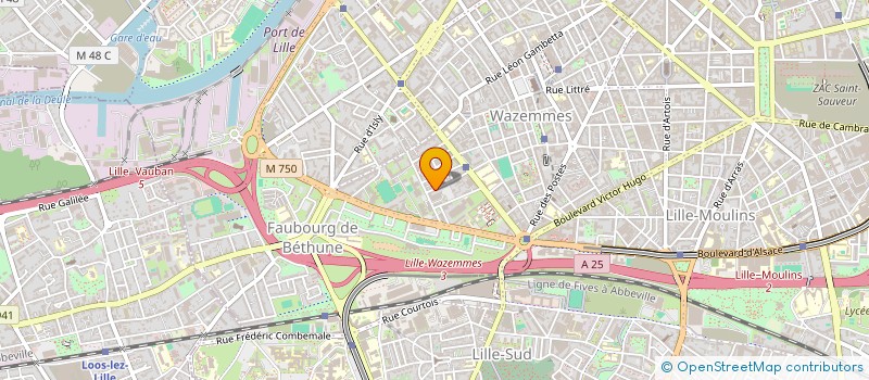 localisation de l'entreprise MONSIEUR VICTOR PASSE à LILLE