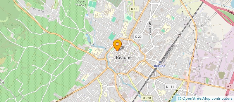 localisation de l'entreprise MONSIEUR VICTOR PASSOT à BEAUNE