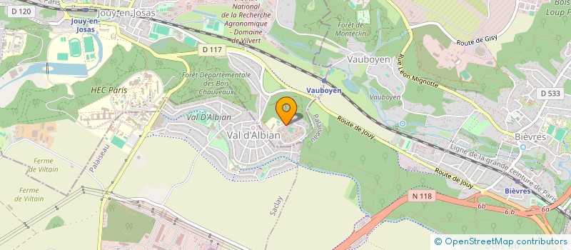 localisation de l'entreprise MONSIEUR VICTOR PAVLOVITCH FROLOV  JOUY-EN-JOSAS