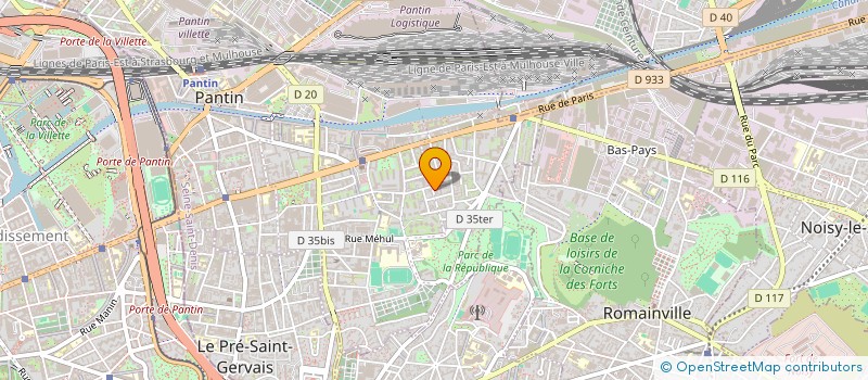localisation de l'entreprise MONSIEUR VICTOR PELERIN à PANTIN