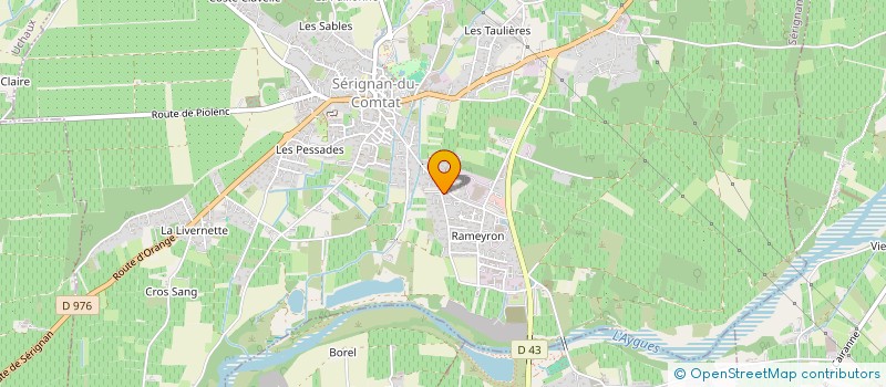 localisation de l'entreprise MONSIEUR VICTOR PELLEGRIN  SERIGNAN-DU-COMTAT