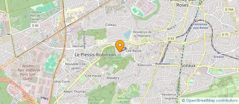 localisation de l'entreprise MONSIEUR VICTOR PEMEZEC à LE PLESSIS-ROBINSON