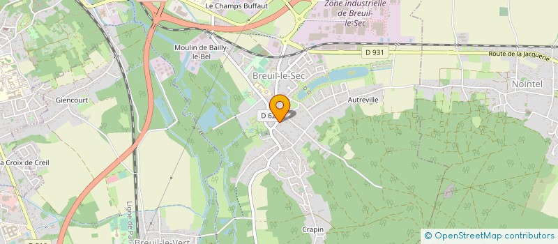 localisation de l'entreprise MONSIEUR VICTOR PENA  BREUIL-LE-SEC