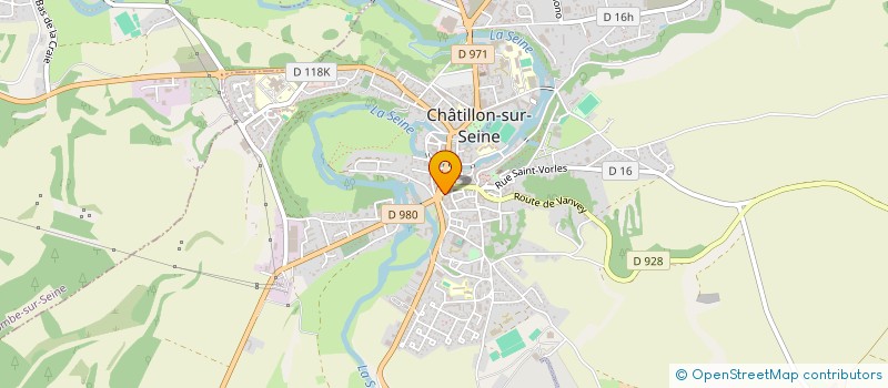 localisation de l'entreprise MONSIEUR VICTOR PEREIRA  CHATILLON-SUR-SEINE