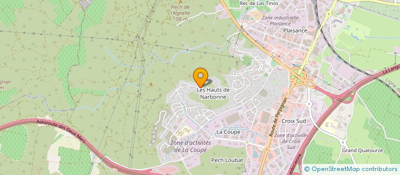 localisation de l'entreprise MONSIEUR VICTOR PEREIRA  NARBONNE