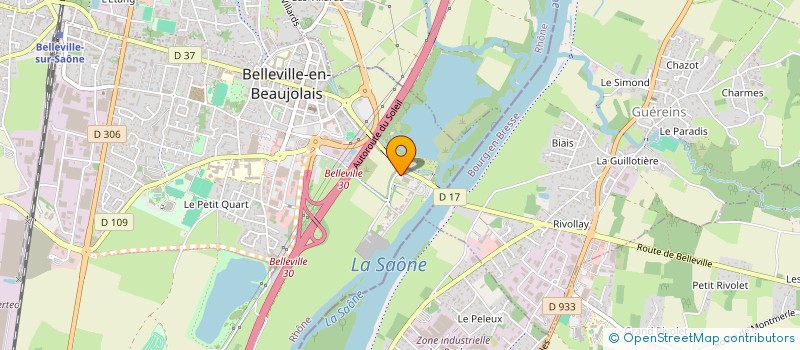 localisation de l'entreprise MONSIEUR VICTOR PERRAT  BELLEVILLE-EN-BEAUJOLAIS