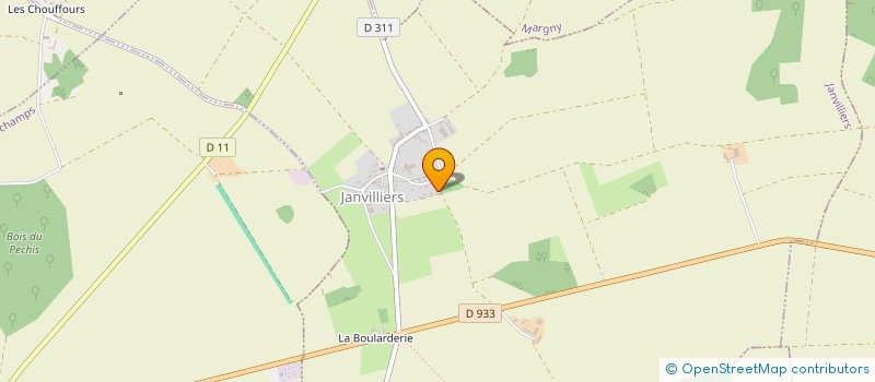 localisation de l'entreprise MONSIEUR VICTOR PICAVET  JANVILLIERS
