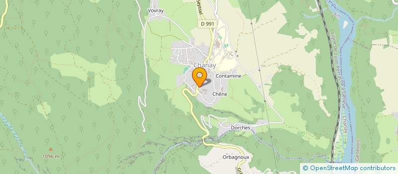 localisation de l'entreprise MONSIEUR VICTOR PIERRE YVES BORNARD  CHANAY