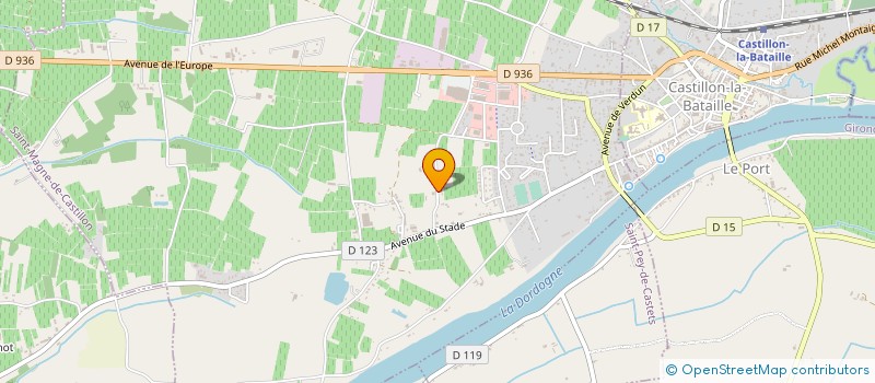 localisation de l'entreprise MONSIEUR VICTOR PIGNATARO-BARTHOME à SAINT-MAGNE-DE-CASTILLON