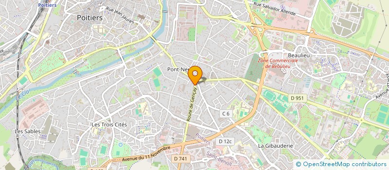 localisation de l'entreprise MONSIEUR VICTOR PILOT à POITIERS