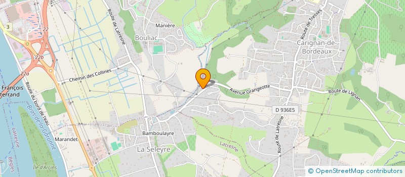 localisation de l'entreprise MONSIEUR VICTOR PINTO  CARIGNAN-DE-BORDEAUX