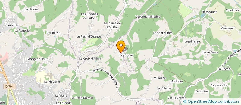 localisation de l'entreprise MONSIEUR VICTOR PINTO DA SILVA à SARLAT-LA-CANEDA
