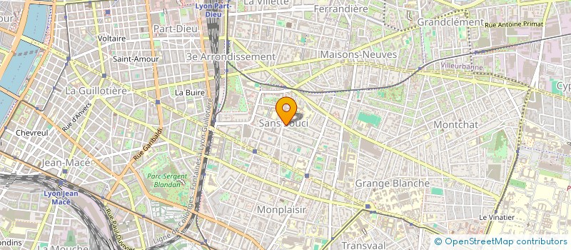 localisation de l'entreprise MONSIEUR VICTOR PISTRE  LYON