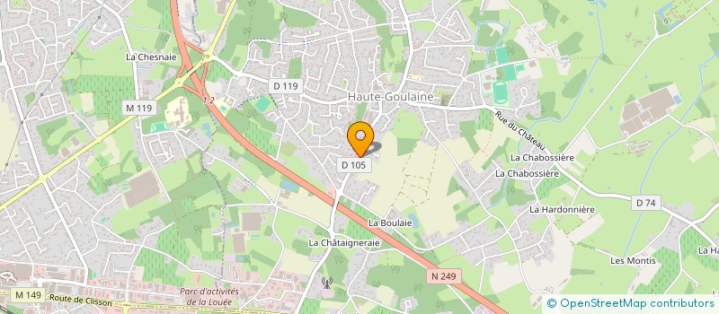 localisation de l'entreprise MONSIEUR VICTOR PLANCHENAULT  BASSE-GOULAINE