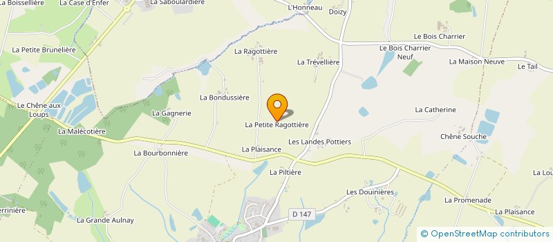 localisation de l'entreprise MONSIEUR VICTOR POILANE à SEVREMOINE
