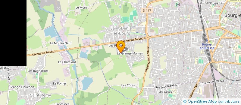 localisation de l'entreprise MONSIEUR VICTOR POMAT à SAINT-DENIS-LES-BOURG