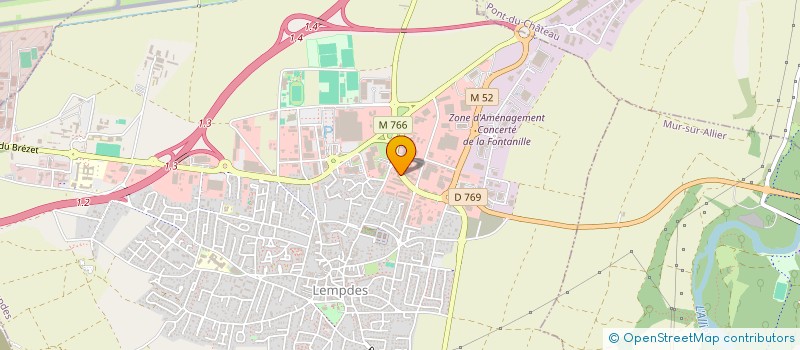 localisation de l'entreprise MONSIEUR VICTOR PONTINHA MESSIAS à LEMPDES