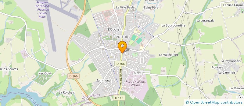 localisation de l'entreprise MONSIEUR VICTOR POREE  PLEURTUIT