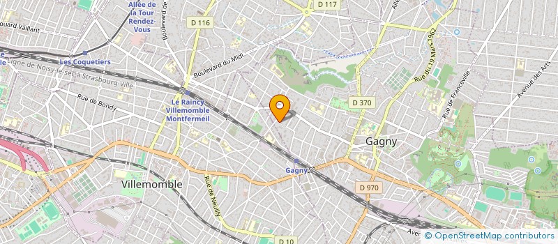 localisation de l'entreprise MONSIEUR VICTOR POSTU  GAGNY