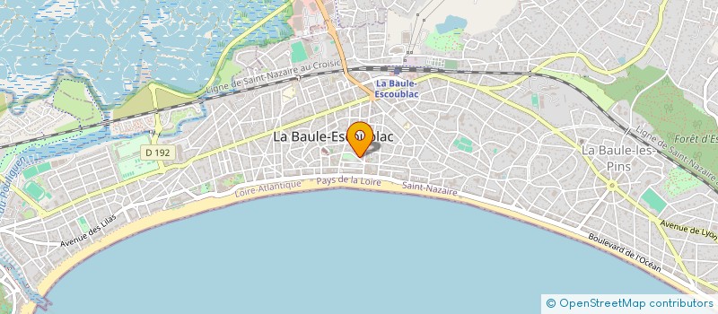localisation de l'entreprise MONSIEUR VICTOR POURIEUX à LA BAULE-ESCOUBLAC