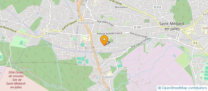 localisation de l'entreprise MONSIEUR VICTOR POURRAIN  LA TESTE-DE-BUCH