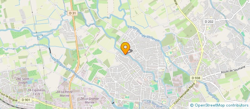 localisation de l'entreprise MONSIEUR VICTOR QUAGHEBEUR  L'ISLE-SUR-LA-SORGUE