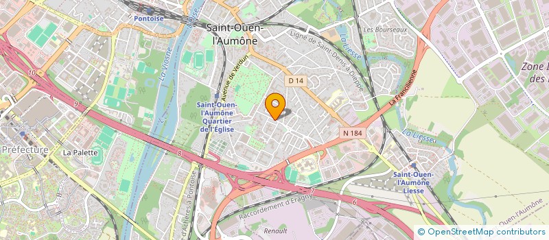 localisation de l'entreprise MONSIEUR VICTOR QUEIROZ DA SILVA SANTIAGO à SAINT-OUEN-L'AUMONE