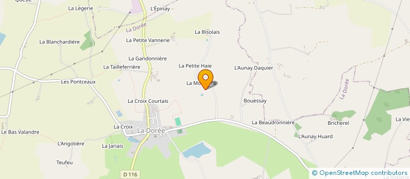 localisation de l'entreprise MONSIEUR VICTOR RACINAIS à LA DOREE