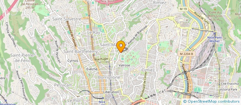 localisation de l'entreprise MONSIEUR VICTOR RACINET à NICE