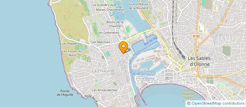 localisation de l'entreprise MONSIEUR VICTOR RAMBAUD à LES SABLES D'OLONNE