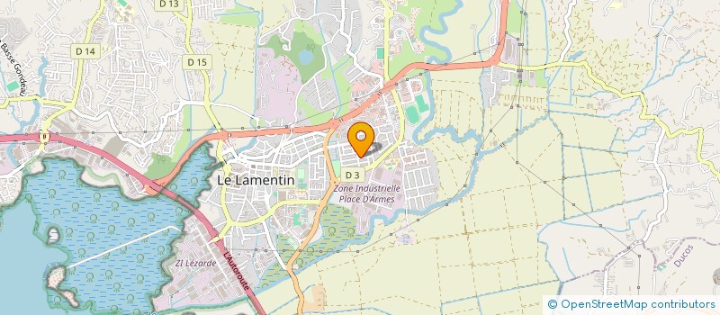 localisation de l'entreprise MONSIEUR VICTOR RAVIN  LE LAMENTIN