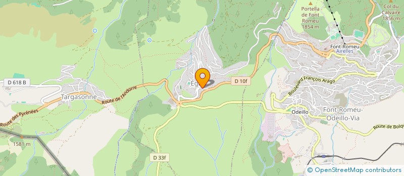 localisation de l'entreprise MONSIEUR VICTOR RAZEYRE  EGAT