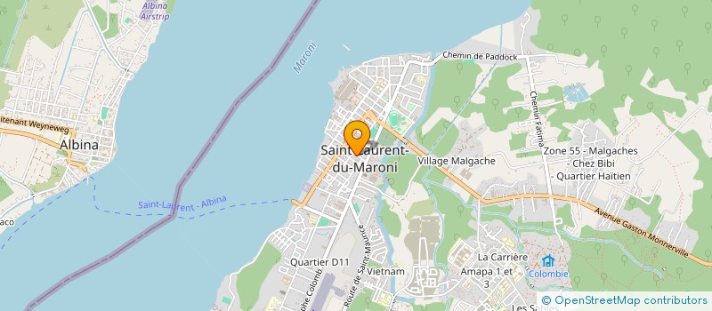 localisation de l'entreprise MONSIEUR VICTOR REASCO à SAINT-LAURENT-DU-MARONI