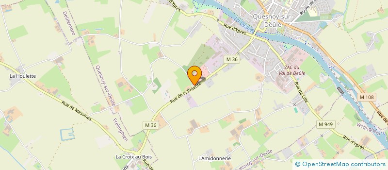 localisation de l'entreprise MONSIEUR VICTOR REINQUIN à QUESNOY-SUR-DEULE