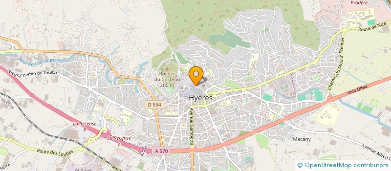 localisation de l'entreprise MONSIEUR VICTOR REMERE  HYERES