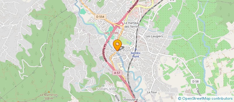 localisation de l'entreprise MONSIEUR VICTOR RENAULT  SOLLIES-PONT