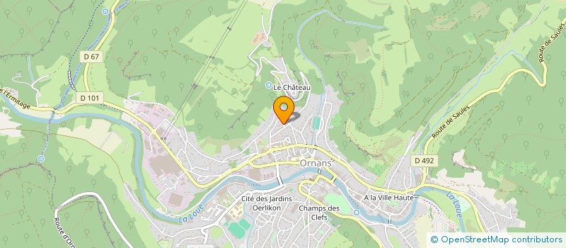 localisation de l'entreprise MONSIEUR VICTOR RICHEM  ORNANS