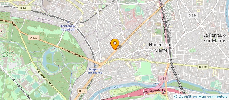 localisation de l'entreprise MONSIEUR VICTOR RIDJIC  NOGENT-SUR-MARNE