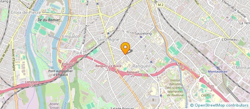 localisation de l'entreprise MONSIEUR VICTOR RIGAL  TOULOUSE
