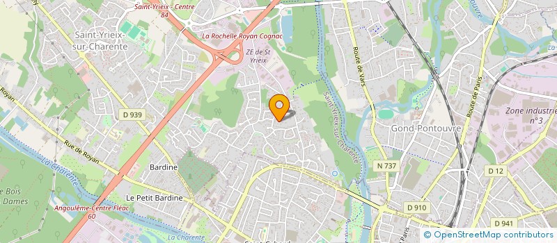 localisation de l'entreprise MONSIEUR VICTOR RIGAUD-PERUT à SAINT-YRIEIX-SUR-CHARENTE