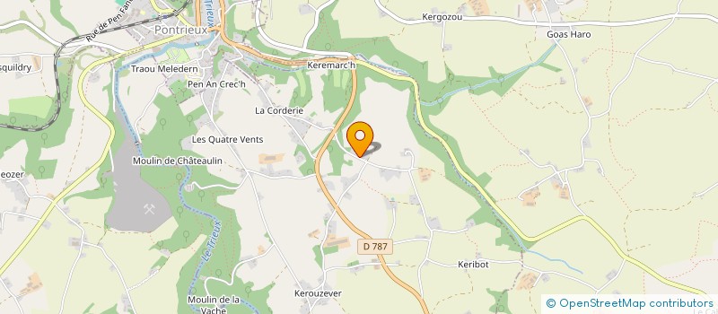 localisation de l'entreprise MONSIEUR VICTOR RIOU  PLOEZAL