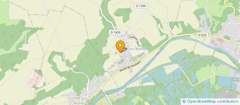 localisation de l'entreprise MONSIEUR VICTOR RIQUELME OTERO  CELLES-SUR-AISNE