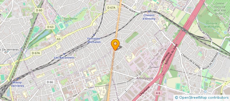 localisation de l'entreprise MONSIEUR VICTOR ROGER BENZAKEIN à ANTONY