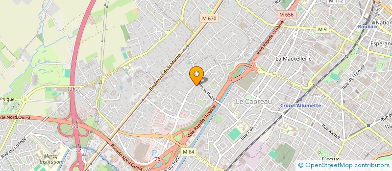 localisation de l'entreprise MONSIEUR VICTOR RONDELAERE  WASQUEHAL