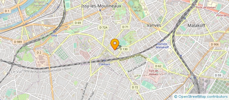 localisation de l'entreprise MONSIEUR VICTOR ROSA  VANVES