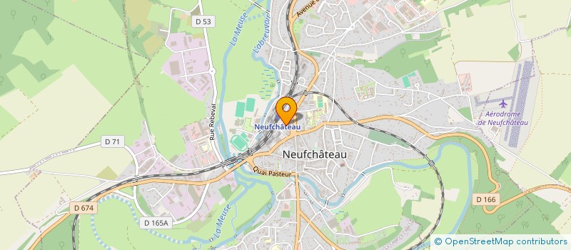 localisation de l'entreprise MONSIEUR VICTOR ROSA  NEUFCHATEAU