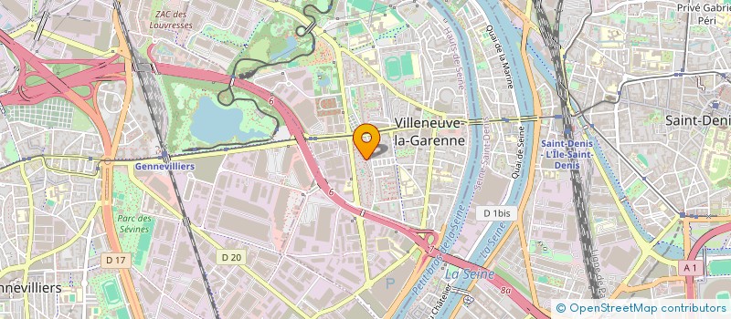localisation de l'entreprise MONSIEUR VICTOR ROSMADE à VILLENEUVE-LA-GARENNE