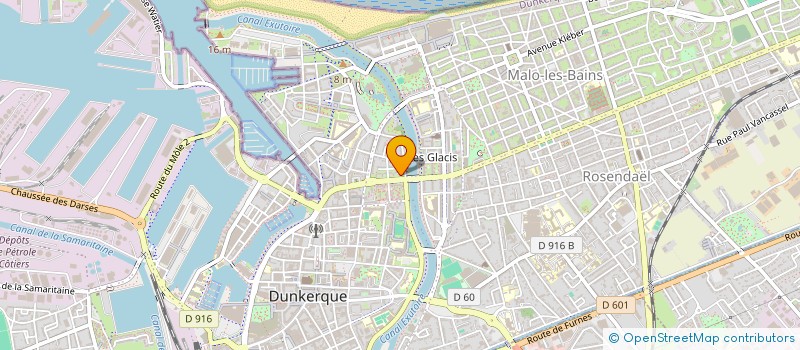 localisation de l'entreprise MONSIEUR VICTOR ROUSSEZ  DUNKERQUE